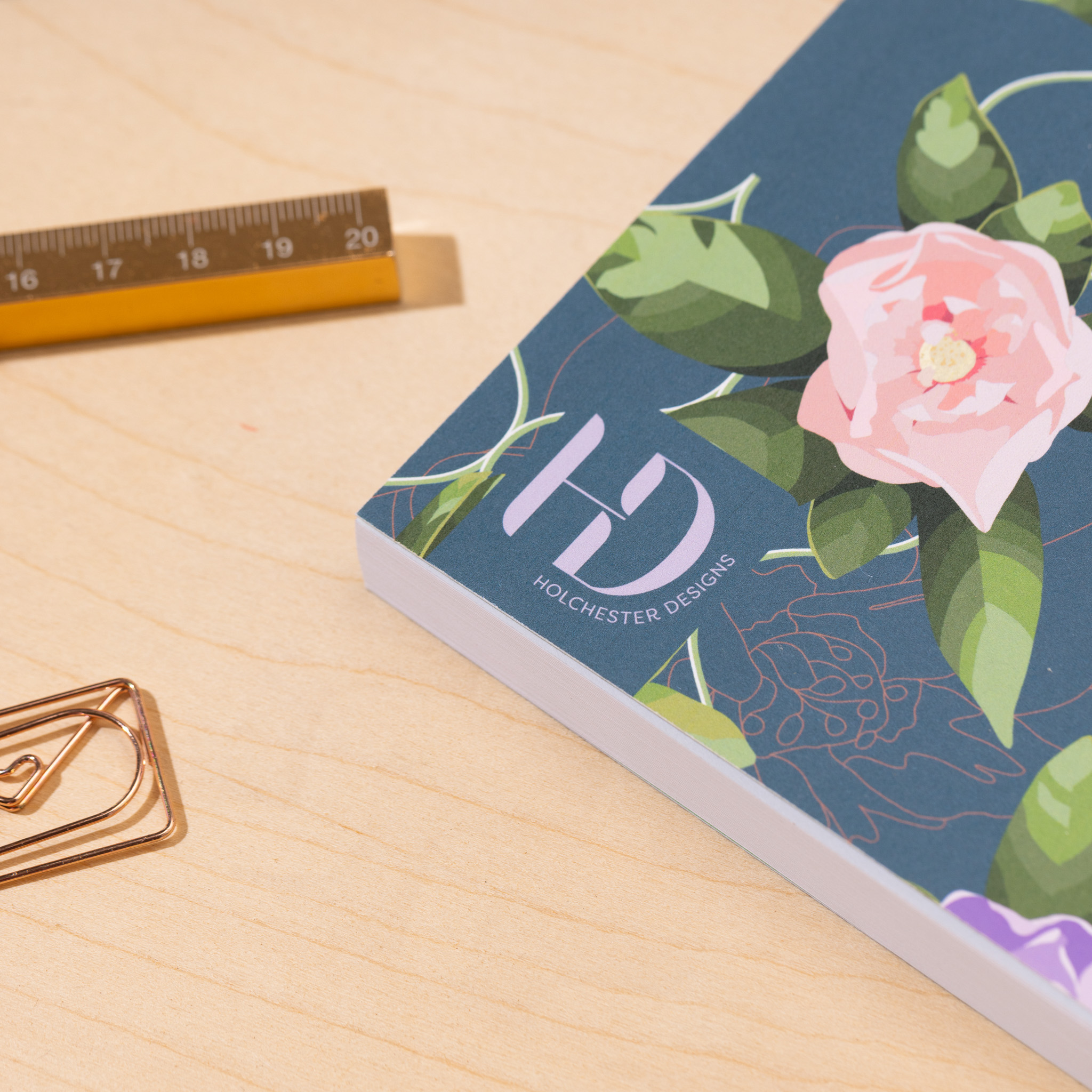 Floral Trellis - Lay Flat A5 Notebook