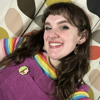 Wooden Conker Brooch