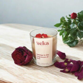 Amber, Jasmine and Vanilla - Soy Wax Candle