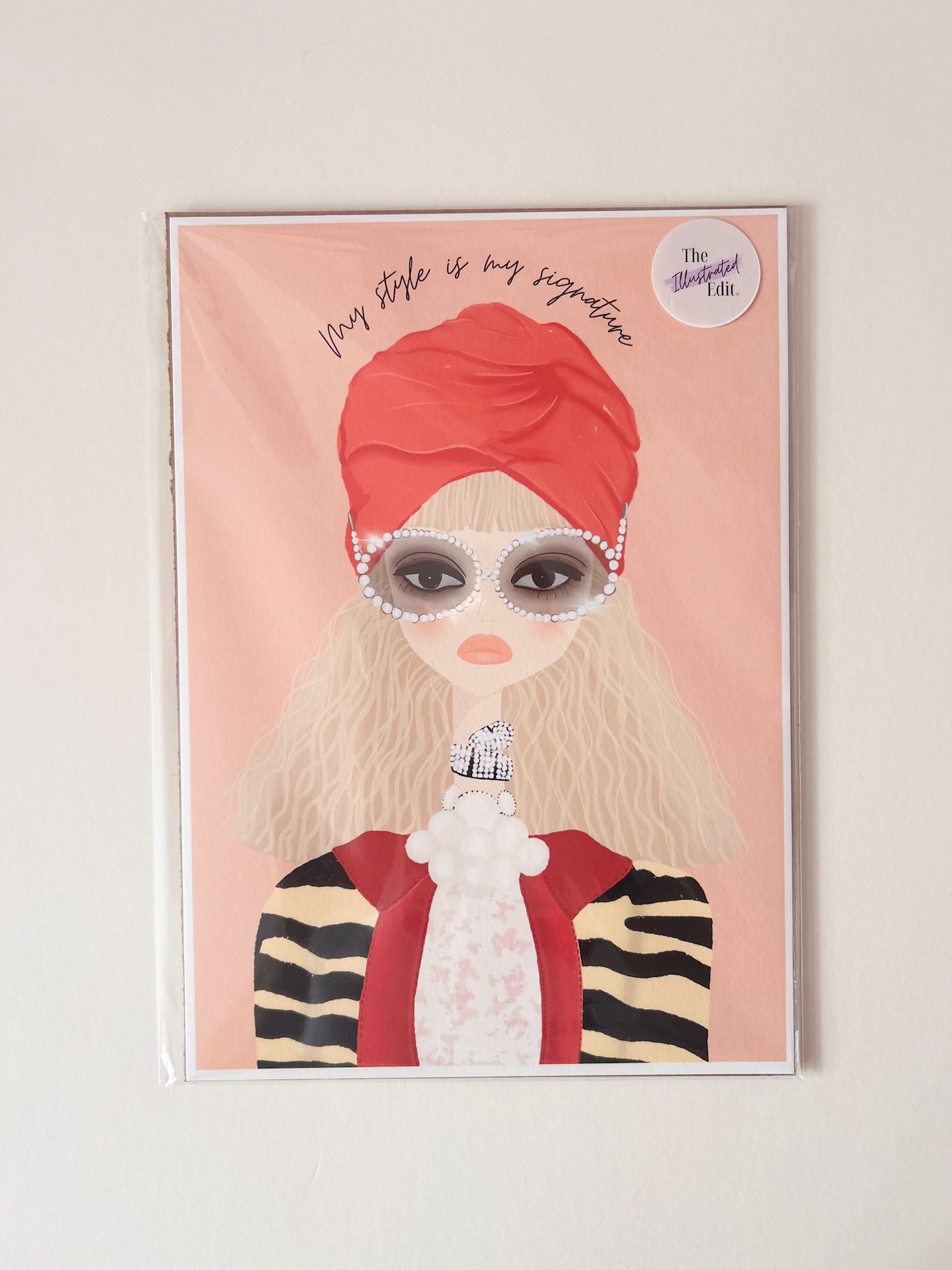 My Style is my Signature – Fashion Illustration Print