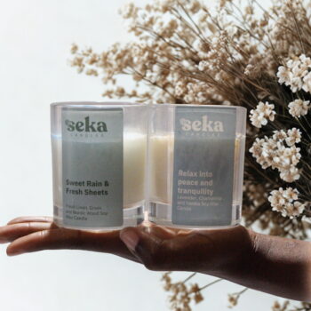 Sweet Rain and Fresh Sheets- Soy Wax Candle