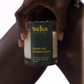 Pumpkin Spice Soy Candle, Vegan Soy Wax Candle