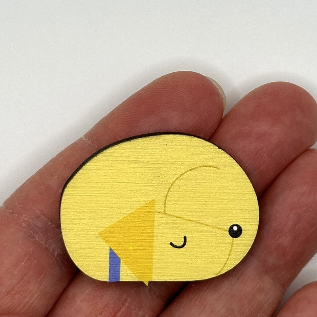 Labrador Sleeping Pin Badge