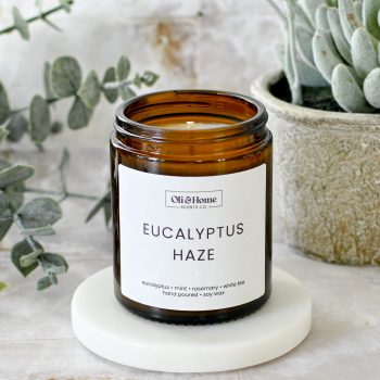 Eucalyptus Haze Soy Candle - Eucalyptus, Mint and Rosemary