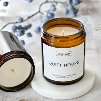 Quiet Hours Soy Candle - Cassis, Raspberry and Rose