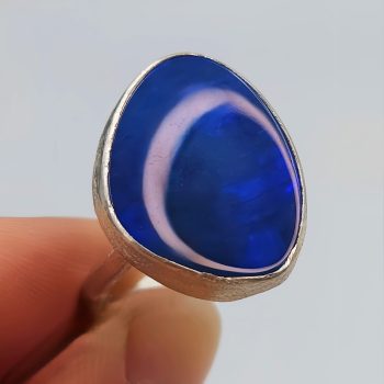 Handmade Australian Opal Doublet Ring