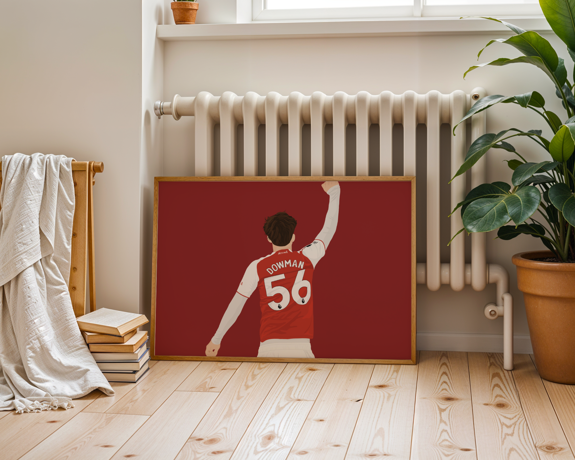 Max Dowman Art Print - Hand-Drawn Football Wall Art
