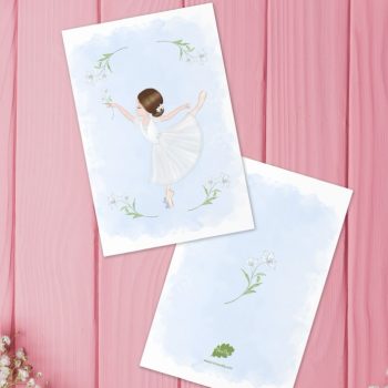 Giselle Ballet Greeting Card