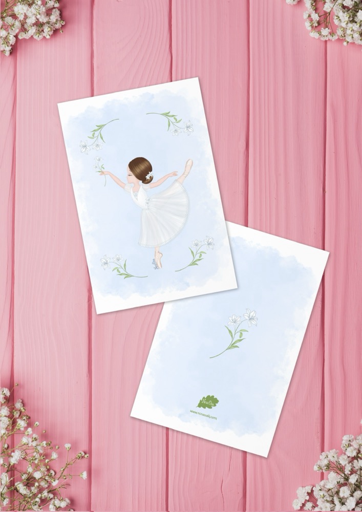 Giselle Ballet Greeting Card