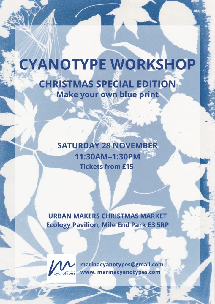Urban Makers Christmas Market - Cyanotye Workshop