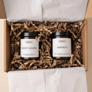 The slow evening candle gift set