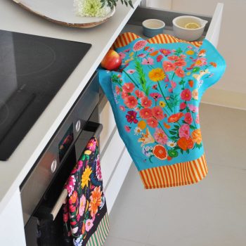 Bubblegum Blue Tea Towel