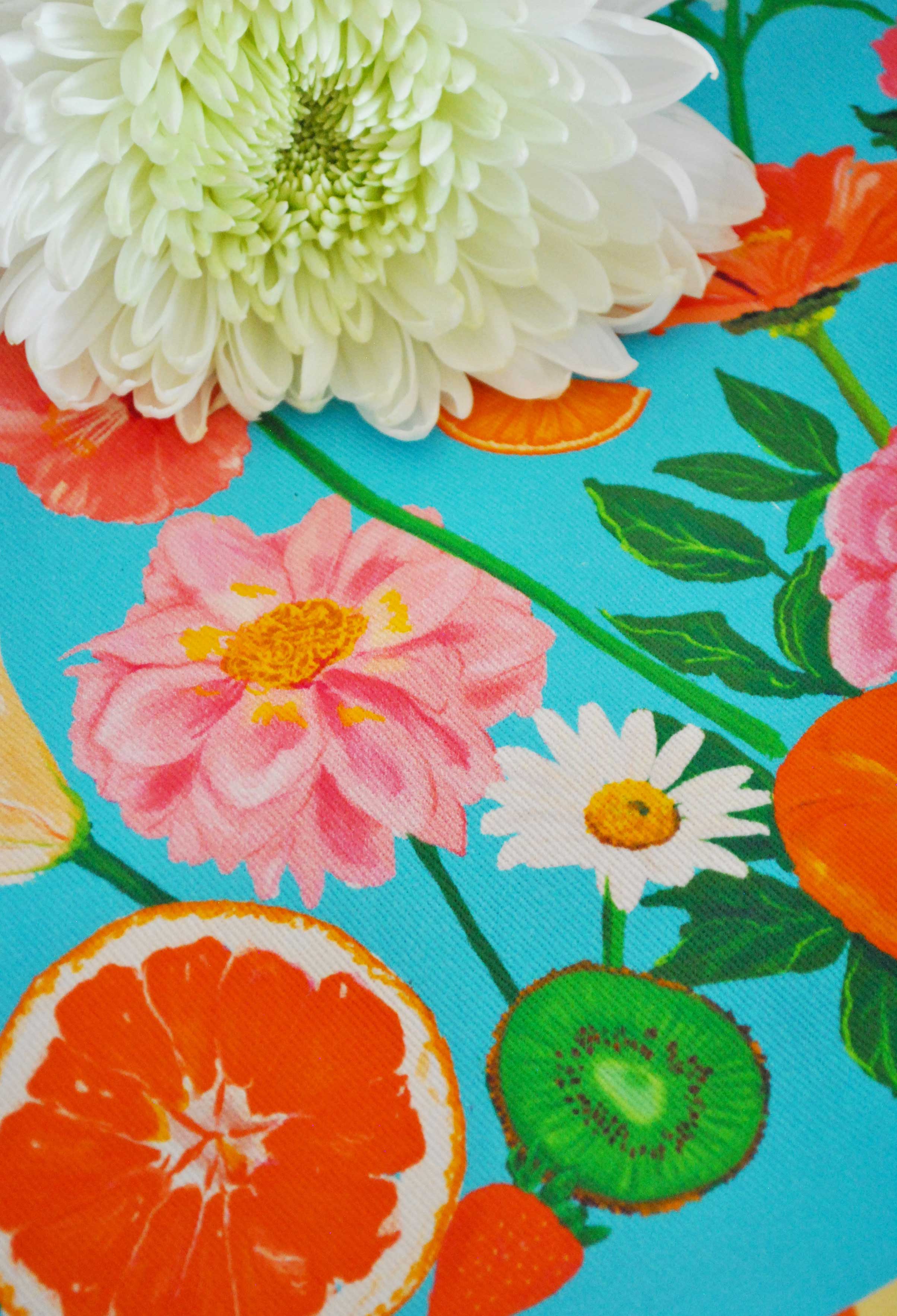 Bubblegum Blue Tea Towel